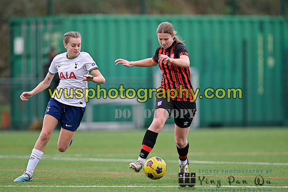 20230201-143034B Tottenham Hotspur Women FC WSL Academy U21 v Ipswich Town Women FC U21