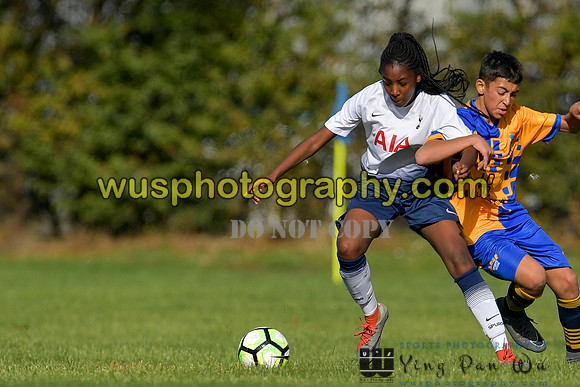 20181007-104903 Tottenham Hotspur Girls U14 v White Star Boys U14