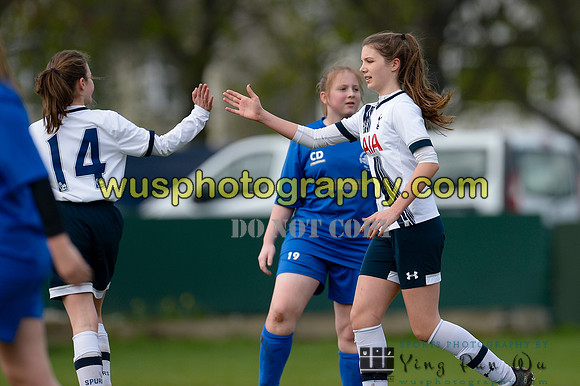 20160409-112800-2 Tottenham Hotspur Girls U14 v Hemel Hempstead Town Girls U14