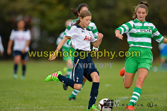 20161002-110047-3 Tottenham Hotspur Girls U14 v Writtle Minors FC Girls U14