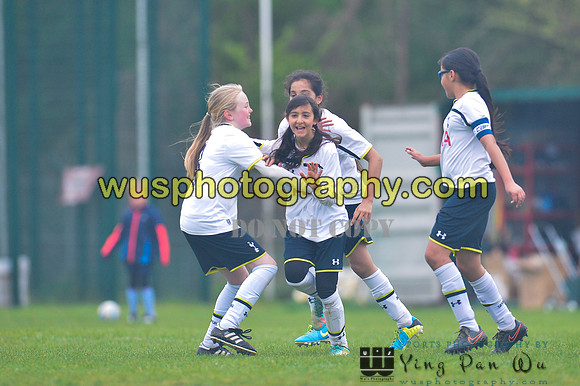 20150426-104043-4 Tottenham Hotspurs Girls U11 v Sutton United Girls U11