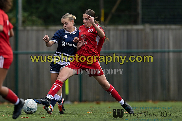 20241026-113442 Millwall Lionesses U16 v Welling United Academy Girls U16