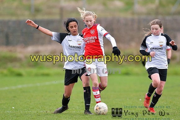 20220305-134716 London Bees Academy U14 v Arsenal FC Girls U13
