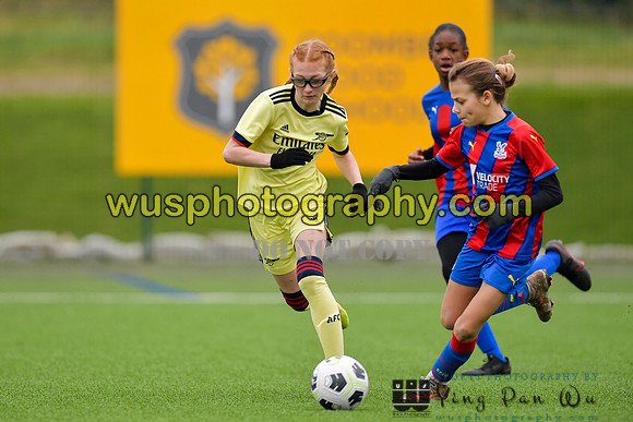 20220122-141128B Crystal Palace FC Girls U12 v Arsenal FC Girls U12