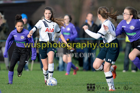 20151219-104648-2 Tottenham Hotspur Girls U14 v Garston Girls U14 Pumas
