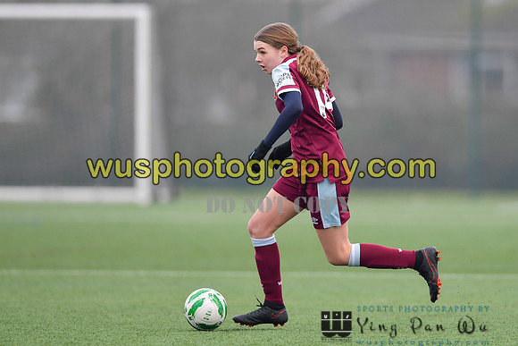 20220115-132838 West Ham United Academy Girls U14 v Notts County FC Girls U14