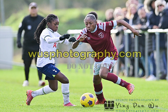 20221119-105848 Tottenham Hotspur Women FC Academy U15 v West Ham United Academy Girls U15