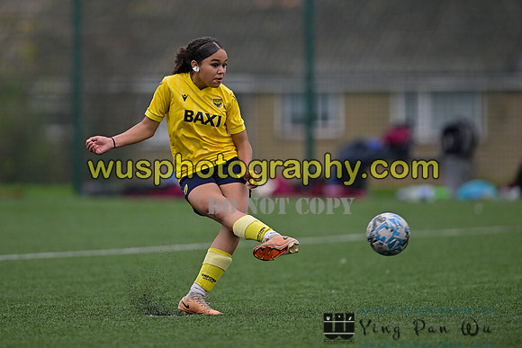 20241109-115456A West Ham United Performance Claret Girls U14 v Oxford United Girls U14