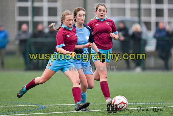 20220115-151336 West Ham United Performance Girls U16 v London City Lionesses U16