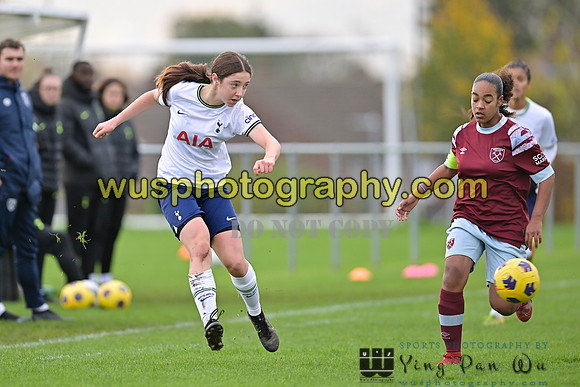 20221119-100748E Tottenham Hotspur Women FC Academy U15 v West Ham United Academy Girls U15