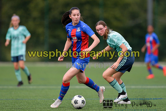 20210918-145617 Crystal Palace FC Girls U16 v Leicester City Women's FC Blues U16