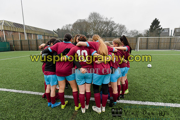 20220115-144325 West Ham United Performance Girls U16 v London City Lionesses U16