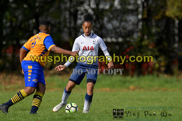 20181007-114318 Tottenham Hotspur Girls U14 v White Star Boys U14