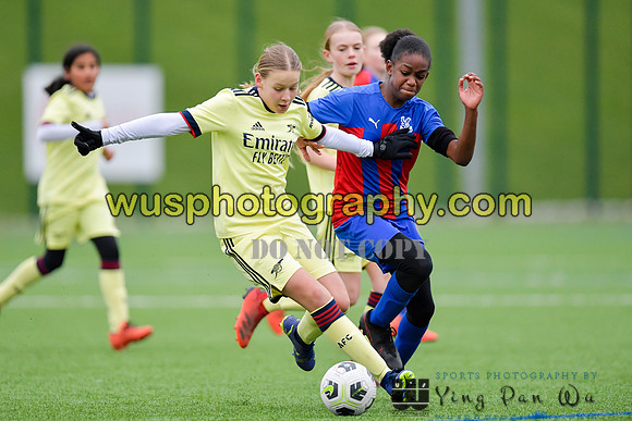 20220122-152849B Crystal Palace FC Girls U12 v Arsenal FC Girls U12