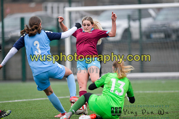 20220115-150906 West Ham United Performance Girls U16 v London City Lionesses U16