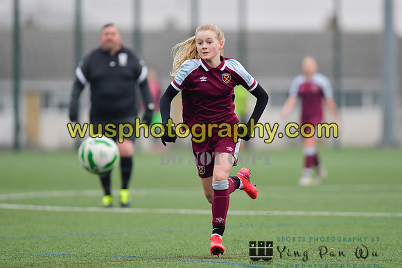 20220115-133922 West Ham United Academy Girls U14 v Notts County FC Girls U14