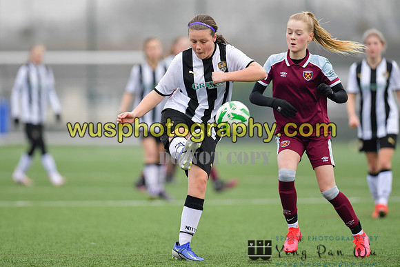 20220115-132639A West Ham United Academy Girls U14 v Notts County FC Girls U14
