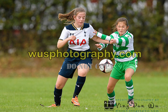 20161002-105412-5 Tottenham Hotspur Girls U14 v Writtle Minors FC Girls U14