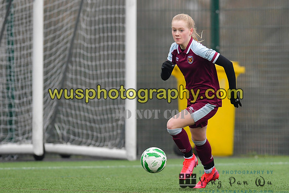 20220115-133552A West Ham United Academy Girls U14 v Notts County FC Girls U14