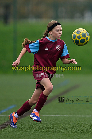 20241109-102214 West Ham United Performance Claret Girls U14 v Oxford United Girls U14