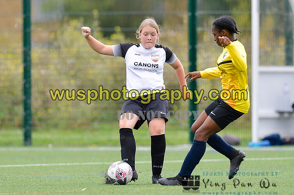20210821-101001 London Bees Academy U14 v Kent Football United Girls U14