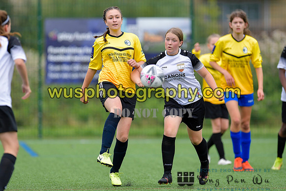 20210821-110056A London Bees Academy U14 v Kent Football United Girls U14