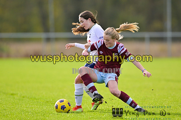 20221119-102019G Tottenham Hotspur Women FC Academy U15 v West Ham United Academy Girls U15