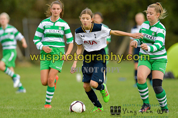 20161002-115218-5 Tottenham Hotspur Girls U14 v Writtle Minors FC Girls U14