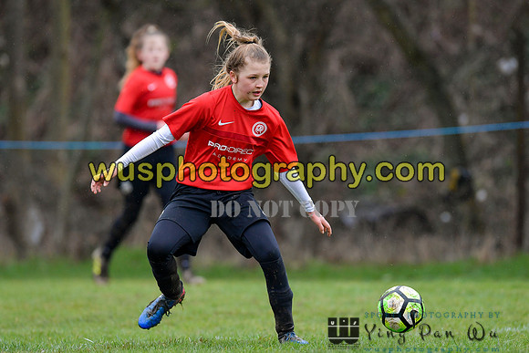 20180203-120922 Tottenham Hotspur Girls U13 v Pro Direct Academy BXB Girls U13 White