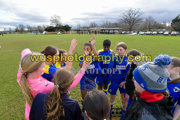 20220206-100307A AFC Wimbledon Girls U16 v Crystal Palace FC Girls U16