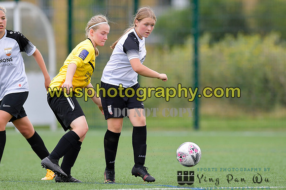 20210821-102955A London Bees Academy U14 v Kent Football United Girls U14