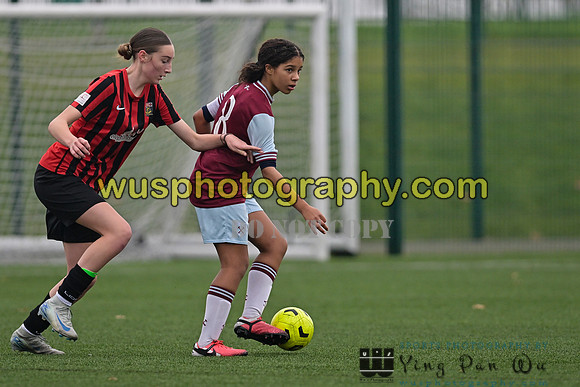 20241130-111618 West Ham United Warriors Girls U14 v Fareham Town Youth FC Girls U14