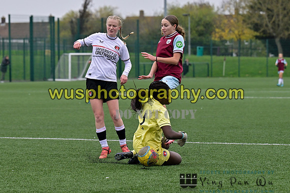 20241109-134009 West Ham United Warriors Girls U16 v Charlton Athletic Academy Girls U16