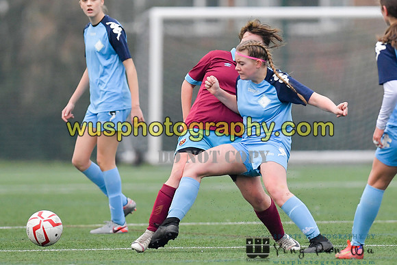 20220115-151125 West Ham United Performance Girls U16 v London City Lionesses U16