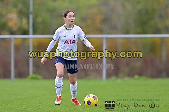 20221119-101009 Tottenham Hotspur Women FC Academy U15 v West Ham United Academy Girls U15