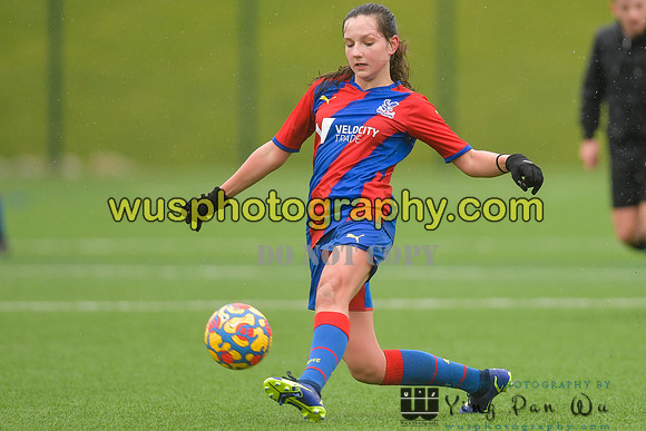 Crystal Palace FC Girls U14 v Tottenham Hotspur Women FC JTP U1420220219-125518