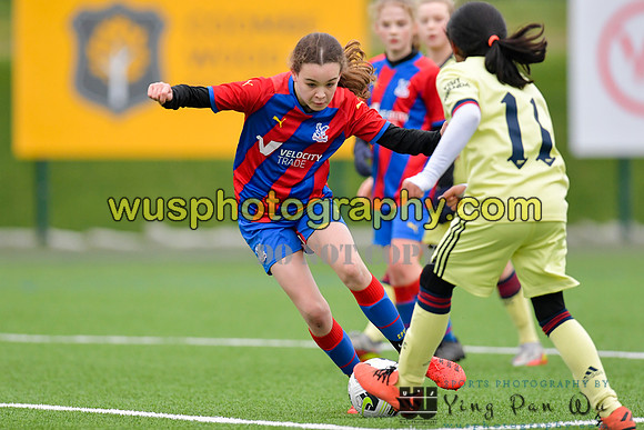 20220122-150303B Crystal Palace FC Girls U12 v Arsenal FC Girls U12