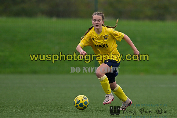 20241109-100650A West Ham United Performance Claret Girls U14 v Oxford United Girls U14