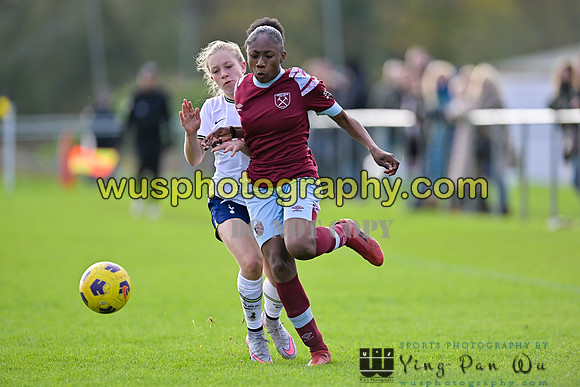 20221119-105456G Tottenham Hotspur Women FC Academy U15 v West Ham United Academy Girls U15