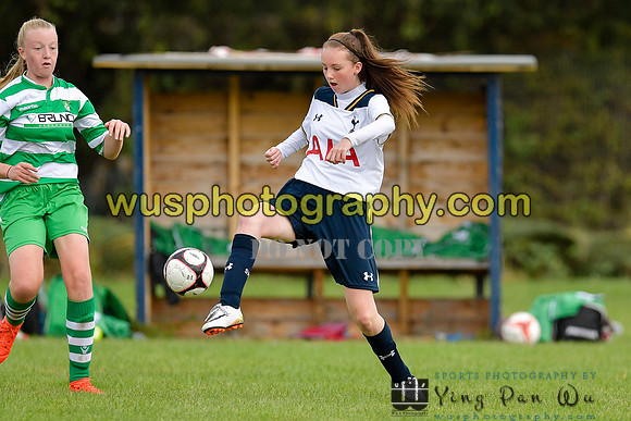 20161002-114400-2 Tottenham Hotspur Girls U14 v Writtle Minors FC Girls U14
