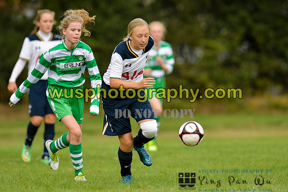 20161002-114320-2 Tottenham Hotspur Girls U14 v Writtle Minors FC Girls U14