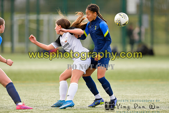 20220129-140158A London Bees Academy U16 v Tottenham Hotspur Women FC JTP U16