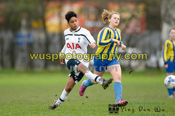 20160206-120752-2 Tottenham Hotspur Girls U14 v Harvesters FC Girls U14