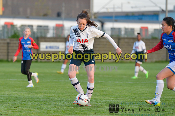 20160505-195355-2 Tottenham Hotspur Girls U12 and U13 v Årvoll IL Girls U12 and U13