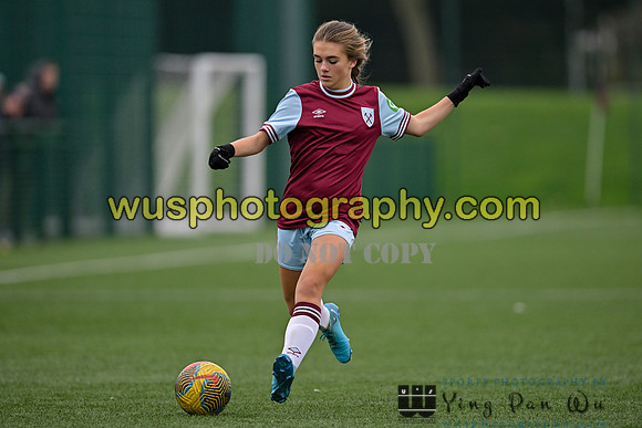 20241109-130231A West Ham United Warriors Girls U16 v Charlton Athletic Academy Girls U16