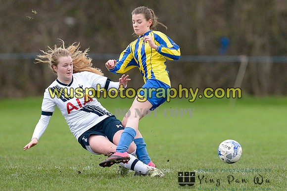 20160206-115404-3 Tottenham Hotspur Girls U14 v Harvesters FC Girls U14