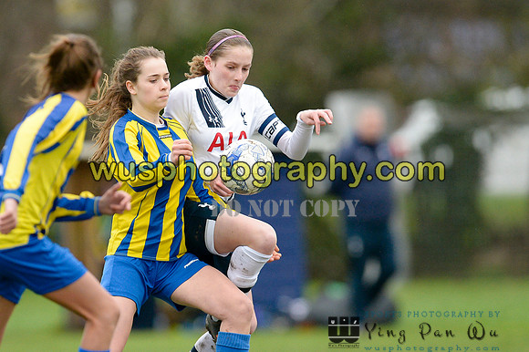 20160206-120518-5 Tottenham Hotspur Girls U14 v Harvesters FC Girls U14