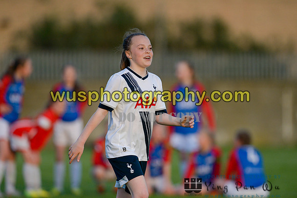 20160505-194721 Tottenham Hotspur Girls U12 and U13 v Årvoll IL Girls U12 and U13