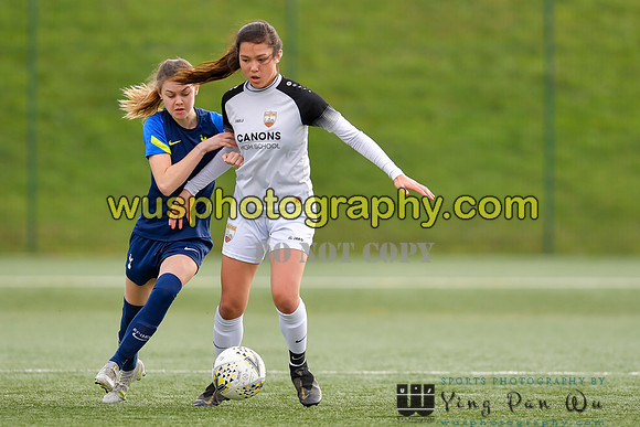 20220129-140754B London Bees Academy U16 v Tottenham Hotspur Women FC JTP U16