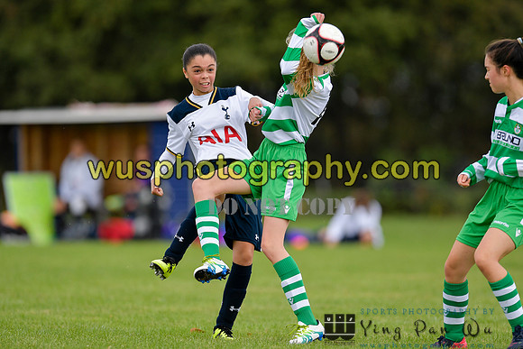 20161002-110444-4 Tottenham Hotspur Girls U14 v Writtle Minors FC Girls U14